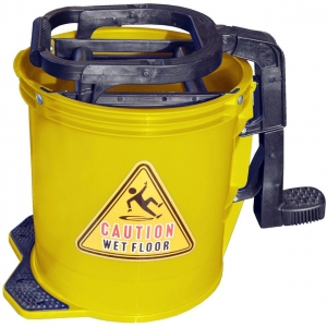 YELLOW CONTRACTOR MOP BUCKET - Click for more info