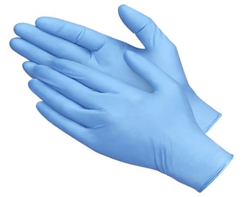 NITRILE BLUE GLOVE - LARGE    BNG7494 - Click for more info