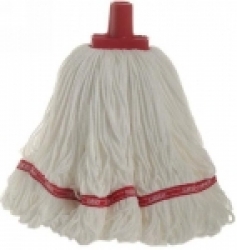 RED MICROFIBRE ROUND MOP  SAB34054R - Click for more info