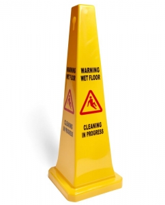 LARGE SAFETY CONE - YELLOW - DUO